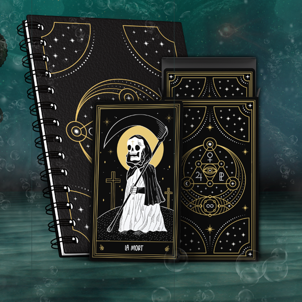 TAROT DIVINATOIRE "L'OEIL DE L'ABYSSE" + FASCICULE ORACLE