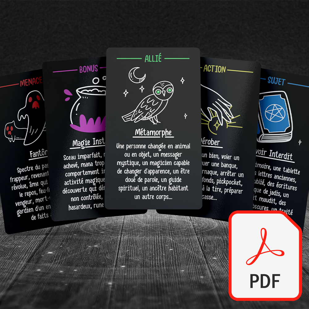 RPG STORYMAKER-DECK DE 60 CARTES (DIGITAL)
