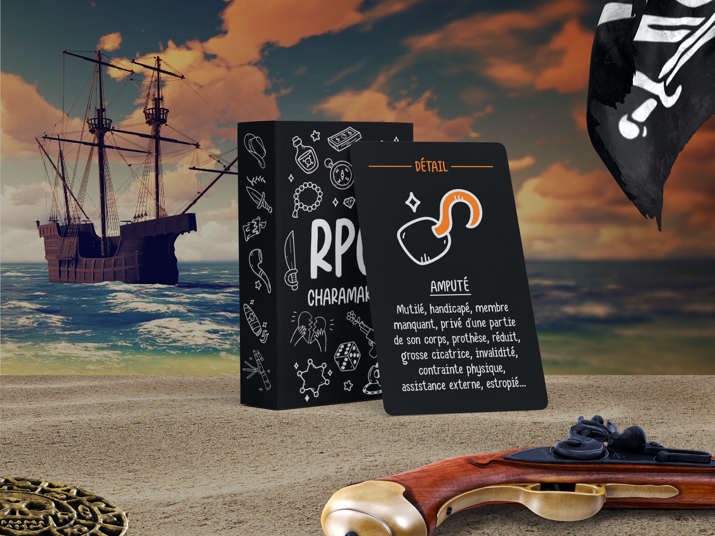 RPG CHARAMAKER - DECK DE 60 CARTES (DIGITAL)