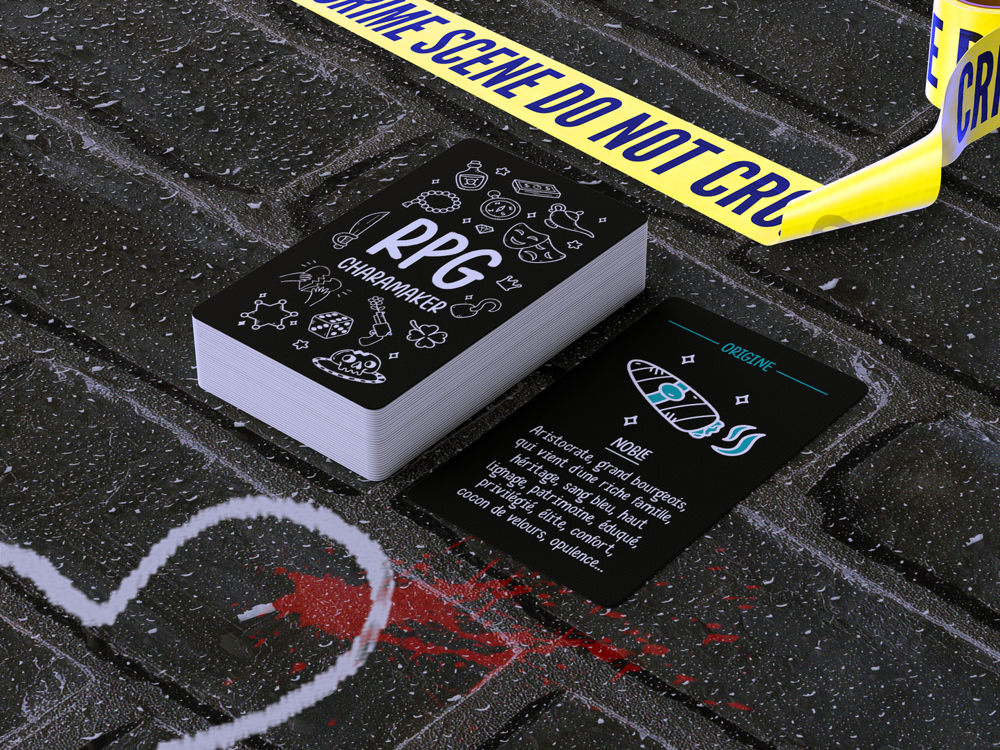 RPG CHARAMAKER - DECK DE 60 CARTES (DIGITAL)