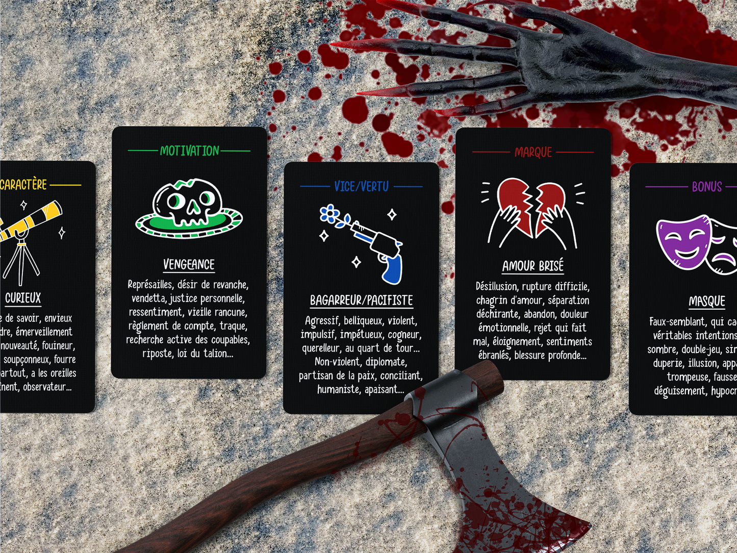 RPG CHARAMAKER - DECK DE 60 CARTES (DIGITAL)