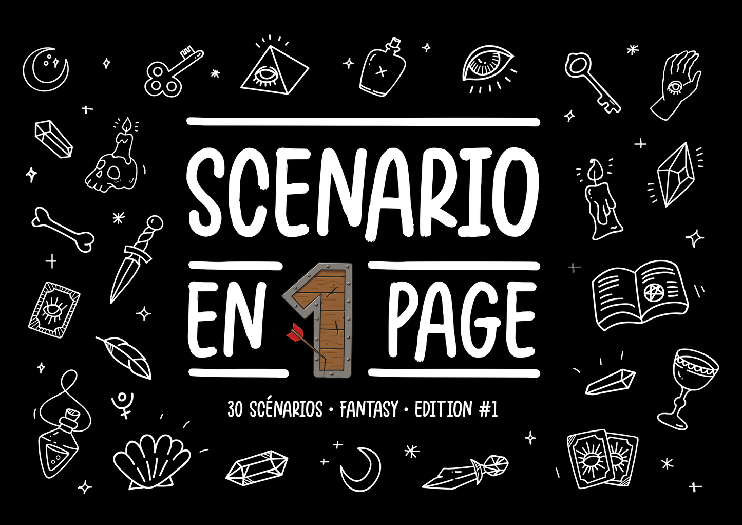 RECUEIL DE SCENARIOS EN 1 PAGE - EDITION FANTASY #1 (DIGITAL)
