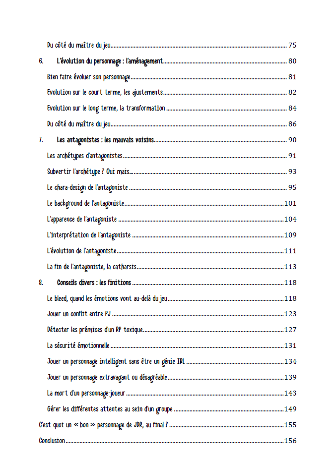 PETIT GUIDE DE JEU DE RÔLE - LA CRÉATION DE PERSONNAGE - EBOOK