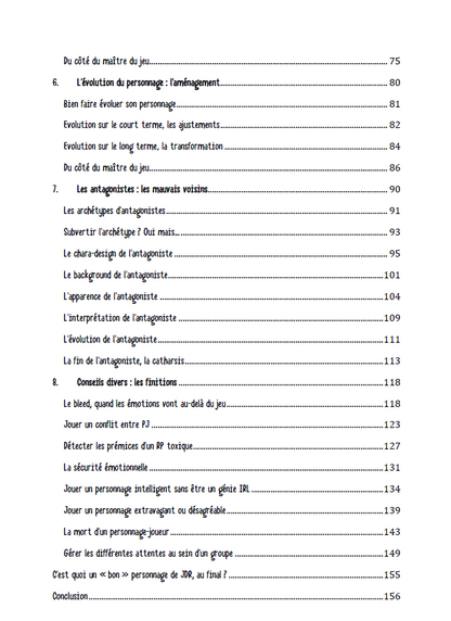 PETIT GUIDE DE JEU DE RÔLE - LA CRÉATION DE PERSONNAGE - EBOOK